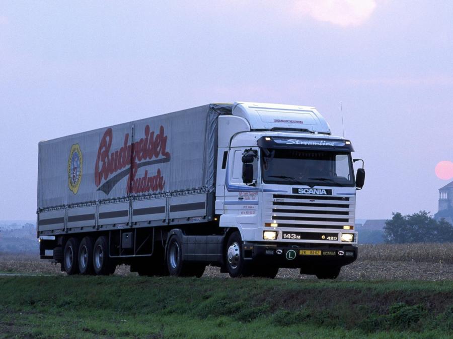  Scania R143MA 4x2 Streamline 1990 года  (фото 1 из 3)